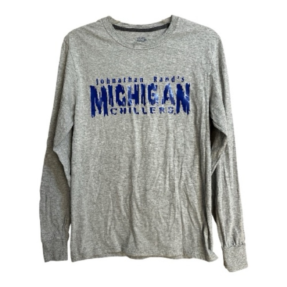 Michigan Chillers Long Sleeve Fan Tee, Men’s Small